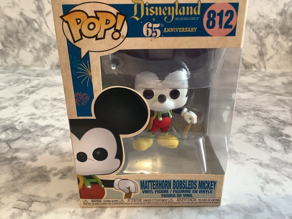 Funko Pop!  Matterhorn Bobsleds Mickey - Disneyland 65 Anniversary - #812 - NIB